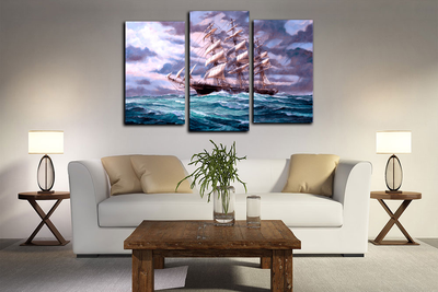 Модульная картина "Море волнуется"