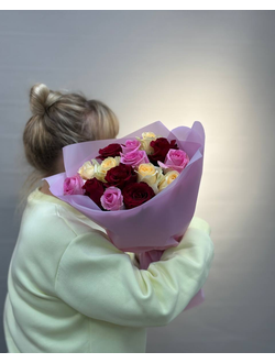 Букет из кенийских роз 15