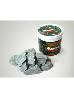 Камни для сауны, Жадеит, колотый (средний), 20 кг