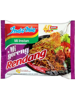 Жареная Лапша Острая INDOMIE RENDANG 91гр (40)