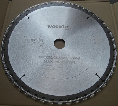 Пила дисковая Ø300 х 30 х 3,2/2,2 Z48 WZ WoodTec, от