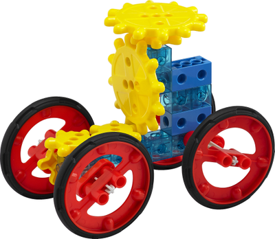 Занимательные шестеренки. Стартовый набор для конструирования. (47 детали)