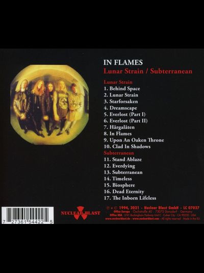 In Flames - Lunar Strain / Subterranean CD