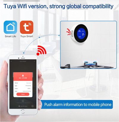 Датчик утечки газа GauTone PA210W с Wi-Fi