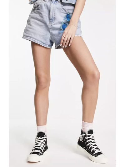 Кеды Converse All Star черные высокие с вышивкой