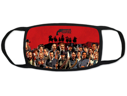 Тканевая защитная маска на лицо RED DEAD REDEMPTION 2,РЕД ДЕАД РЕДЕМПТИОН 2 №5