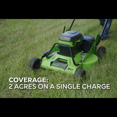 Аккумуляторная газонокосилка Greenworks GC82HPLM76