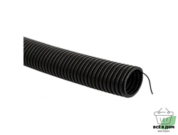 Труба гофрированная REXANT ПНД черная d=16мм 25м