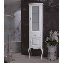 Пенал Opadiris Лаура 45 белый без патины, правый