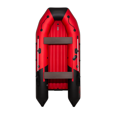 Моторная лодка Таймень NX 3600 НДНД PRO красный/черный