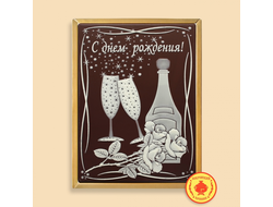 Купить пряник в шоколаде "Мишка с тортом С любовью", 700 г.