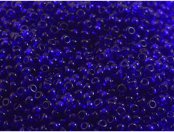 БИСЕР PRECIOSA 10/0 - 50г - 30100 ПРОЗРАЧНЫЙ ГЛЯНЦЕВЫЙ СИНИЙ