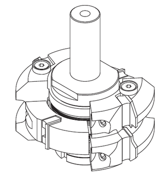 Фреза концевая со сменными ножами FABA GTZ-06