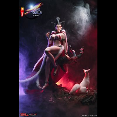 Лиса-оборотень Да Цзи (серебряная версия) - КОЛЛЕКЦИОННАЯ ФИГУРКА 1/6 Su Daji Silver (PL2023-206B) - TBLeague