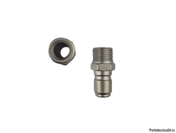 Ниппель ARS 178 высокого давления 1/2"ш, 250 бар (нерж).