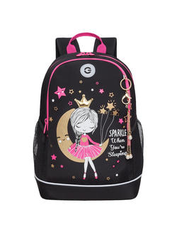 Рюкзак школьный GRIZZLY RG-463-1 Черный-фуксия