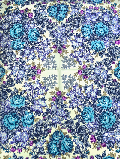 Павловопосадский платок Царский дворик 2021-1