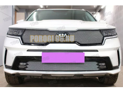 Защита радиатора для KIA Sorento 2020- chrome верх