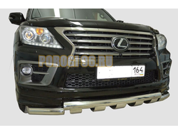 Защита переднего бампера (G) d76 для Lexus LX 570 SP (2014-2017)