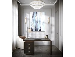 Потолочный плинтус для подсветки DECOR-DIZAYN DD518, из дюрополимера, под покраску, ударопрочный