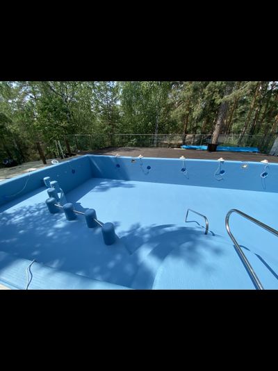 Гидроизоляция бассейна полимочевиной