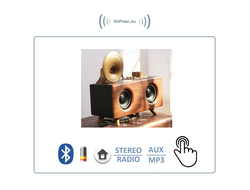 Apollo  B6 - Bluetooth колонка СТЕРЕО, радио FM, с аккумулятором, для использования в помещении