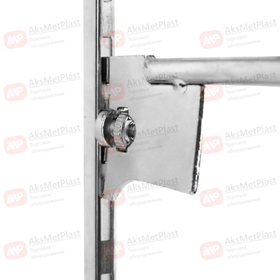 7SL7036A Крючок d-7мм волнообразный хром 9 шариков для профиля системы Vertical L=350 мм
