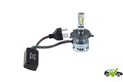 H4/H19 LED-XP 50W (Яркость 6000Lm) 5000K 12V (комплект 2шт) Гарантия 1 год