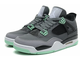 Nike Air Jordan 4 Retro (Серые с зеленым) новые