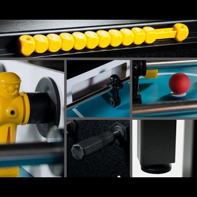 Настольный футбол (кикер) «Marsel» (144x76x90см, черный)