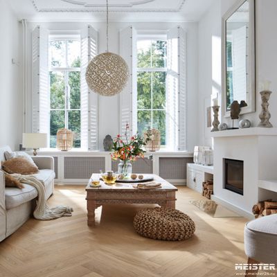 Паркетная доска Meister Дуб Гармония Простой 8805 PS500R