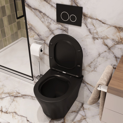 Унитаз подвесной Cerutti SPA ADIGE Aria MB черный