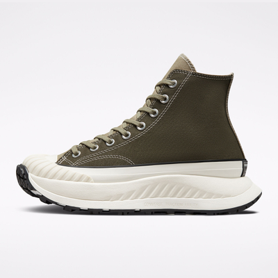 Купить Converse Chuck Taylor 70 AT-CX зеленые высокие на платформе A01681C