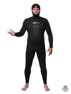 Гидрокостюм неопрен 3мм AquaDiscovery ВОЕВОДА титан р.44/46