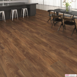 Ламинат Haro Орех Варио 544808 в интерьере гостиной