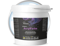 Краска фасадная акриловая REINMANN Status AcrylFarbe Бесцветная база C 15 л
