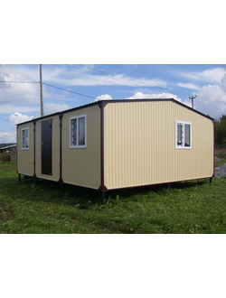 Модульное здание 6х7,2м "Стандарт-ЛДСП" (штаб, офис)