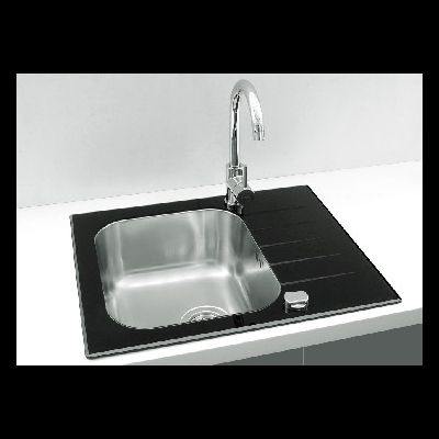 Мойка Alveus Vitro 10 черное стекло