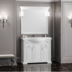 Мебель для ванной Opadiris Риспекто 105 белый матовый