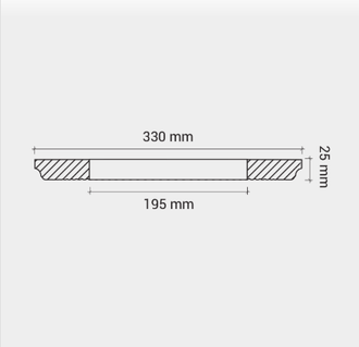 Розетка 1.56.006 d33см