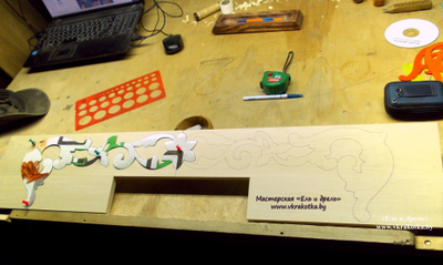 Перенасение рисунка резьбы на заготовку