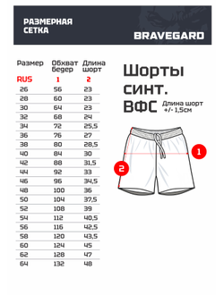 Шорты синтетические для самбо ВФС Bravegard Победа красные