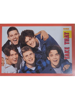 Take That Музыкальные открытки, Original Music Card, винтажные почтовые  открытки, Intpressshop
