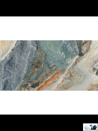 Керамогранит Fusure Ceramic FSS12041 60х120 см зеленый глянцевый