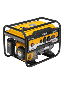 Генератор бензиновый PS 28, 2.8 кВт, 230 В, 15 л, ручной стартер Denzel
