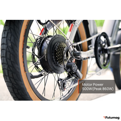 Электровелосипед MOKWHEEL SLATE синий