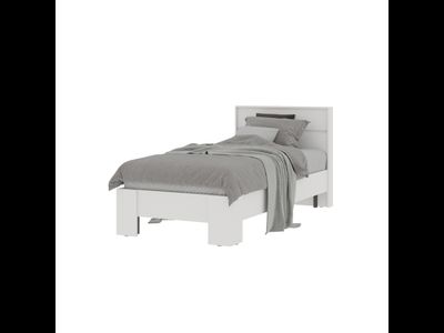 Хелен КР 01 Кровать 90 с ортопедом 970х930х2115 белый