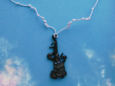 "Дух Старого Леса" - необычный кулон ручной работы