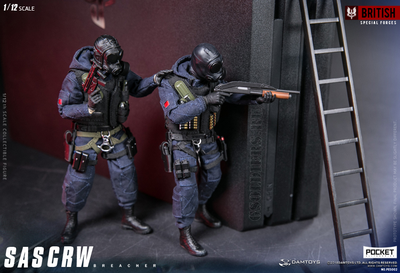 Британский спецназ САС фигурка 1/12 POCKET ELITE SERIES: SAS CRW Breacher (PES002) DAMTOYS