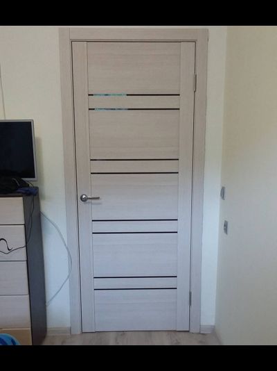 ТУЛЬСКИЕ ДВЕРИ. НЕАПОЛЬ 504. ДУБ ЖЕМЧУЖНЫЙ/ ЧЕРНЫЙ ЛАК